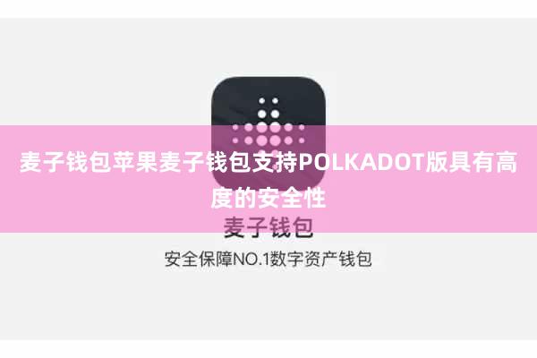 麦子钱包苹果麦子钱包支持POLKADOT版具有高度的安全性