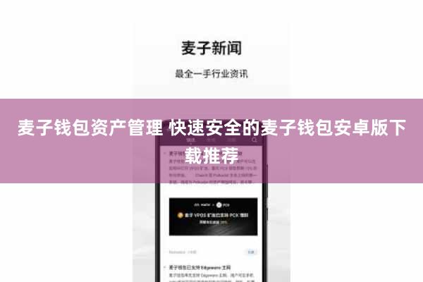 麦子钱包资产管理 快速安全的麦子钱包安卓版下载推荐