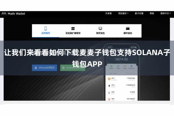 让我们来看看如何下载麦麦子钱包支持SOLANA子钱包APP