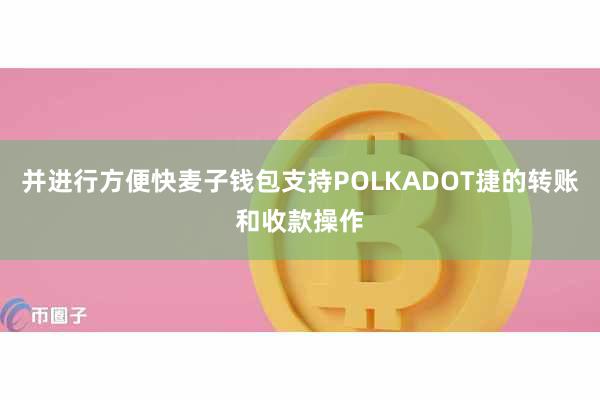 并进行方便快麦子钱包支持POLKADOT捷的转账和收款操作