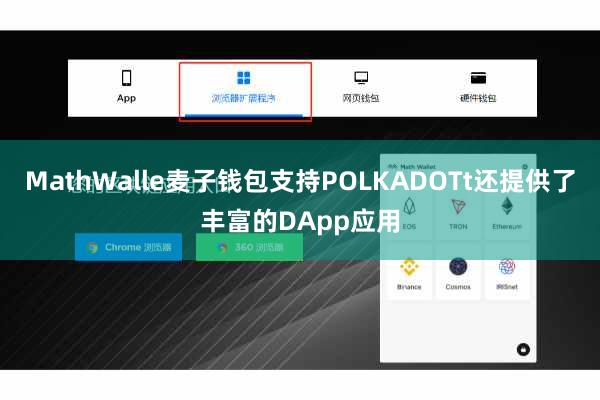 MathWalle麦子钱包支持POLKADOTt还提供了丰富的DApp应用