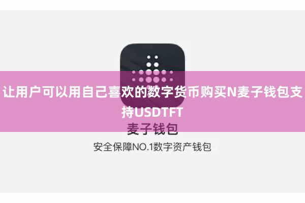 让用户可以用自己喜欢的数字货币购买N麦子钱包支持USDTFT